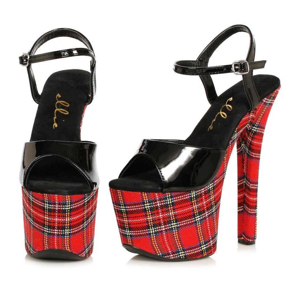 Ellie Shoes 711-Mary Platform Heels